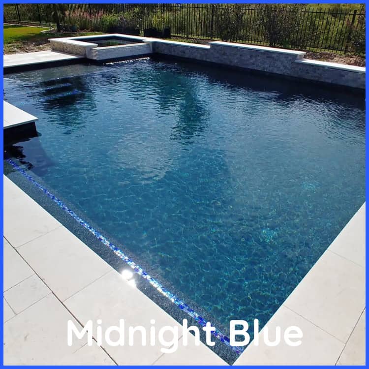 Midnight Blue in a Square Pool
