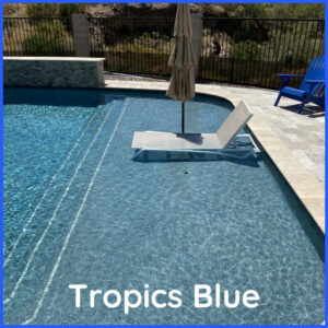 Tropics Blue with Touch of Glass