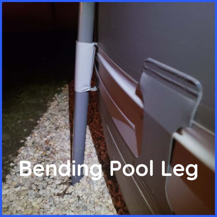 Bending Pool Leg