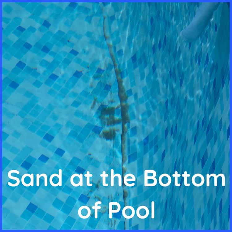 Sand at the Bottom of a Pool